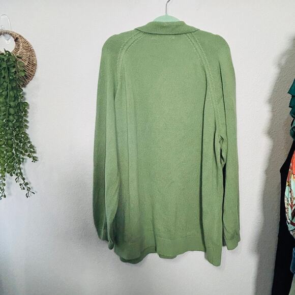 NEW Free People Drea Sweater Set 2-Piece Mint Green Oversized XL Elevated Basic - Picture 4 of 15